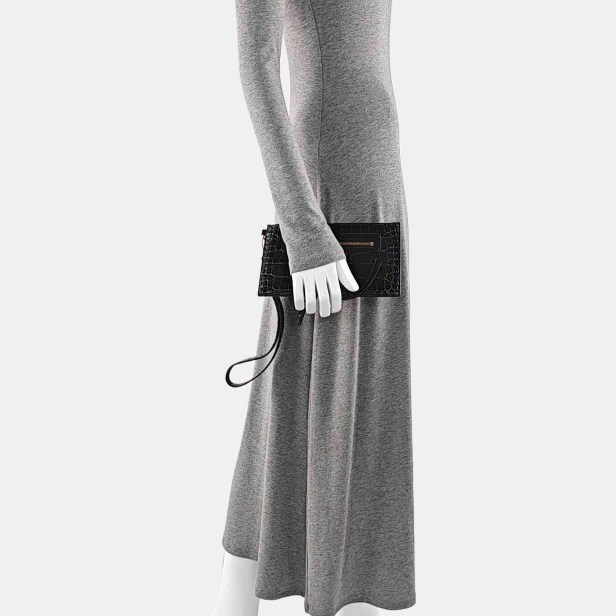 Calfskin Clutch Black