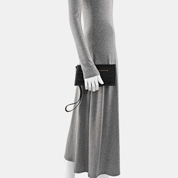 Calfskin Clutch Black
