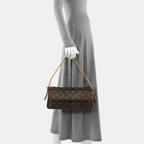 VIVA CITE Monogram Coated Canvas Brown
