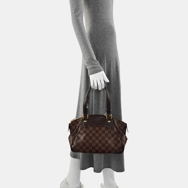 VERONA PM Lona Damier Ebene Marrón
