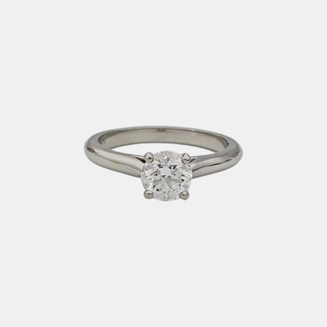 Platinum 950 Silver Ring EU 47