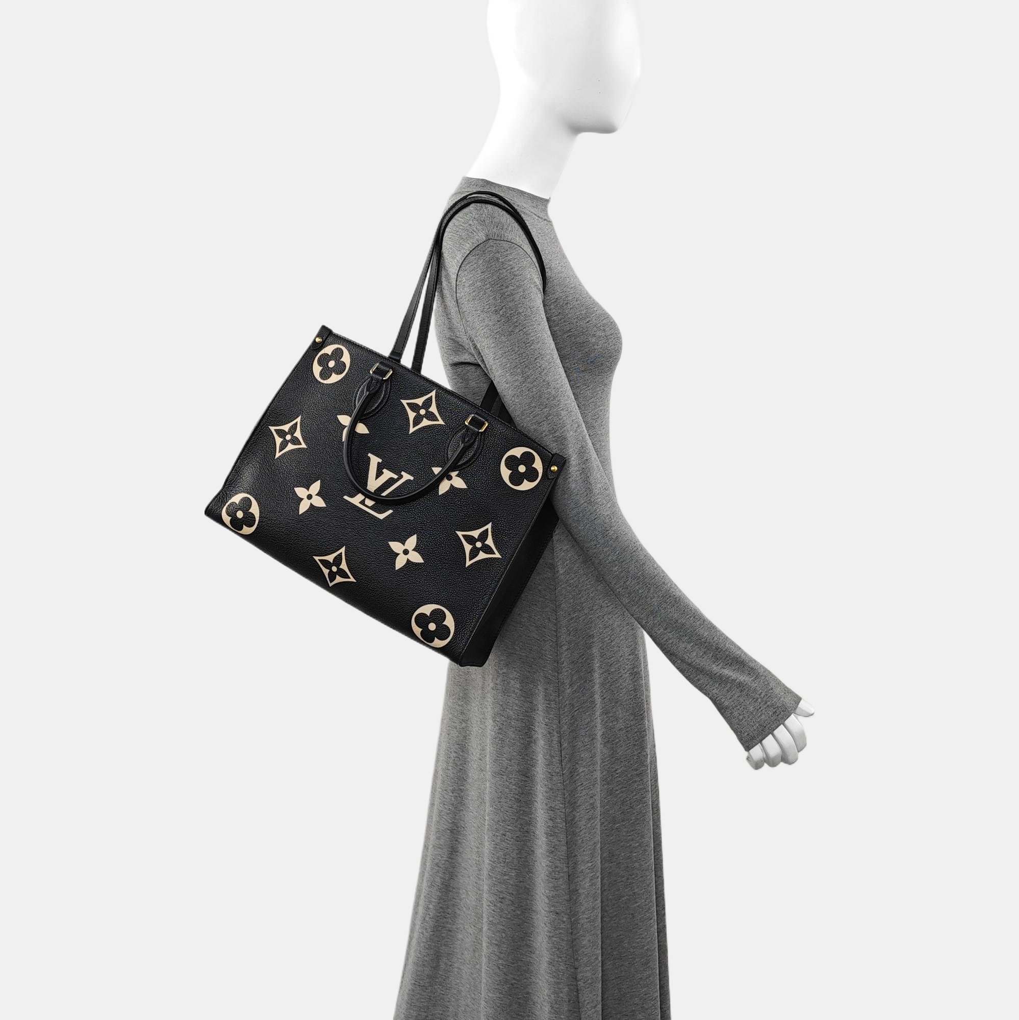 ONTHEGO MM Monogram Calfskin Black