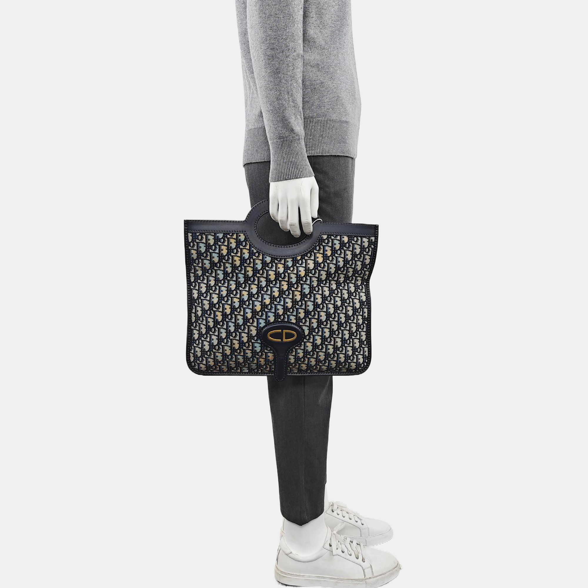 Bobby Oblique Canvas Blue