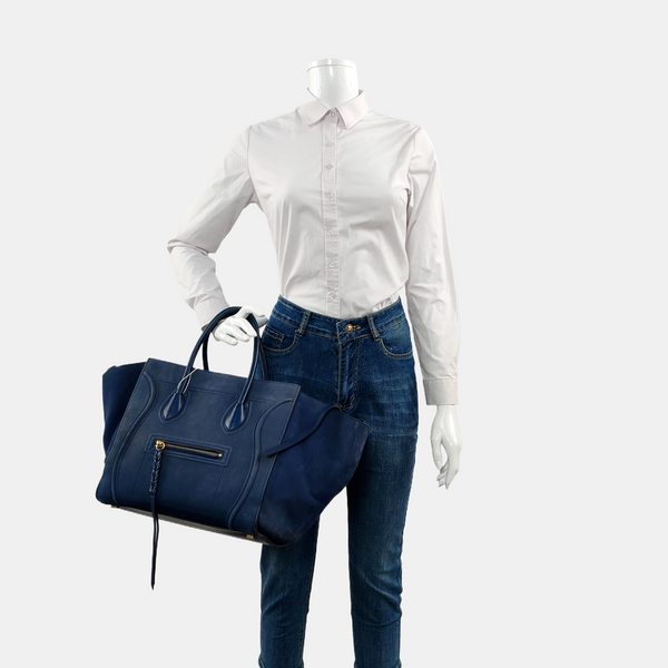 PHANTOM Medium Calfskin Blue
