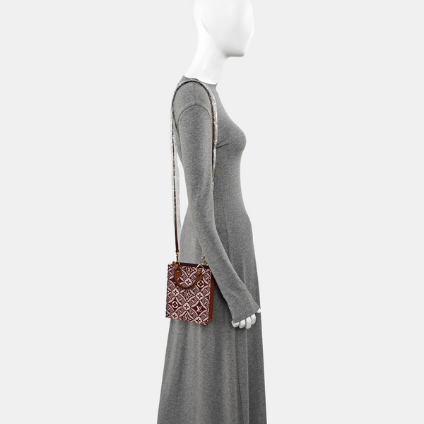SAC PLAT Mini Fabric Red