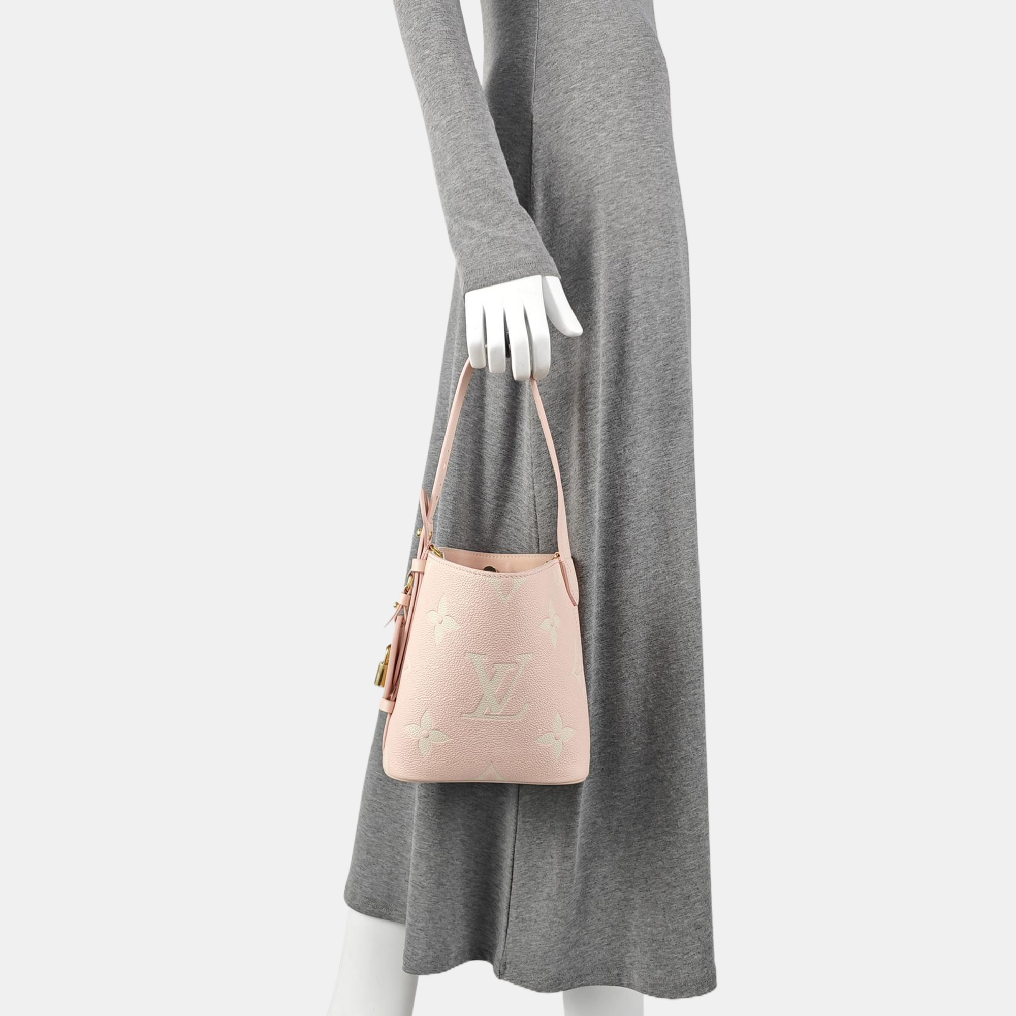 ALL IN BB Monogram Calfskin Pink