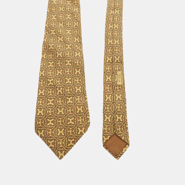 Yellow Mulberry Silk Tie
