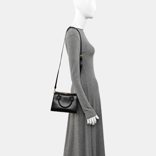 Calfskin Shoulder Bag Black