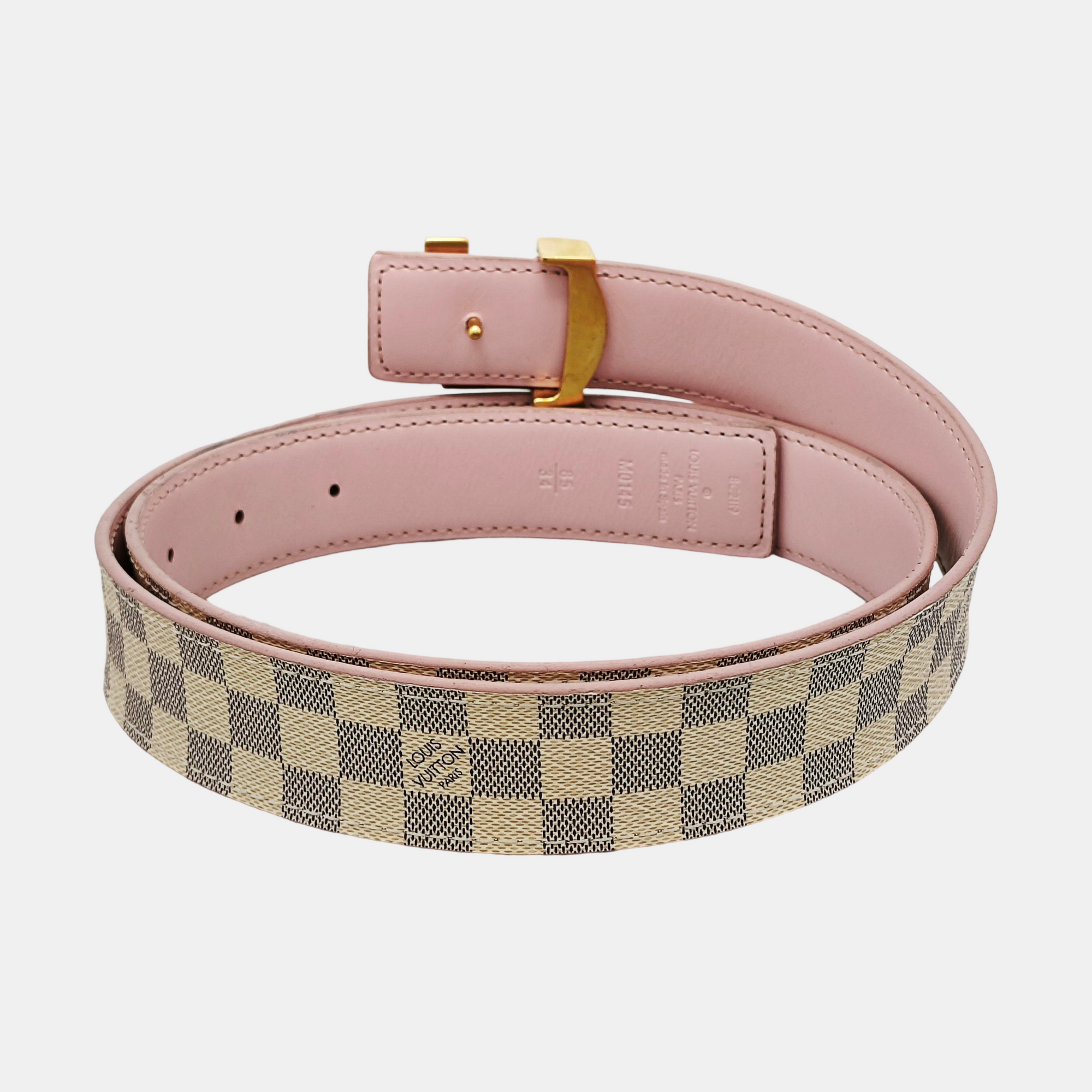 Leather Belt White
