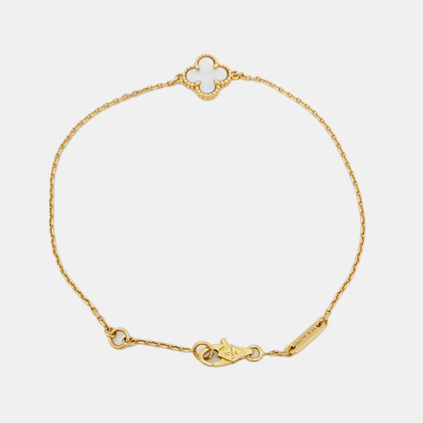 Sweet Alhambra 18k Gold Bracelet