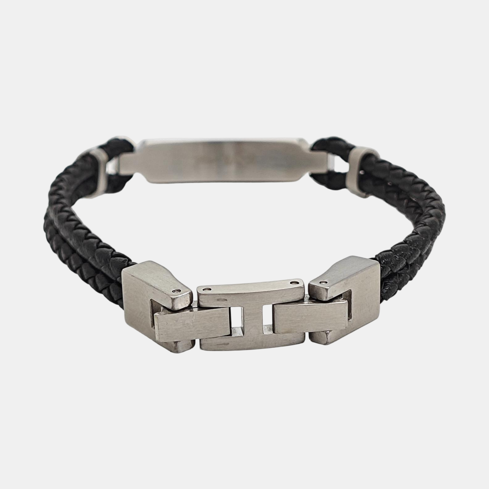 Leather Black Bangle