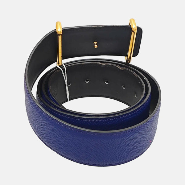 Blue Leather Belt