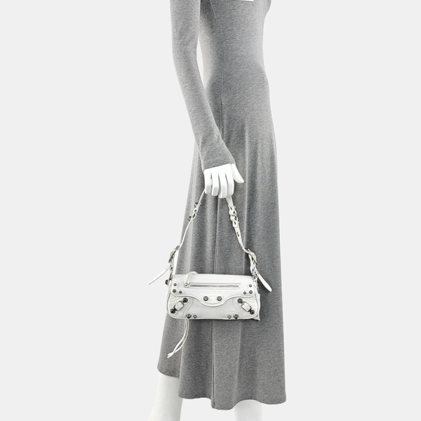 Le Cagole Mini Lambskin White
