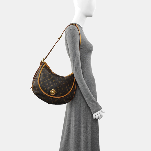 TULUM GM Monogram Coated Canvas Brown