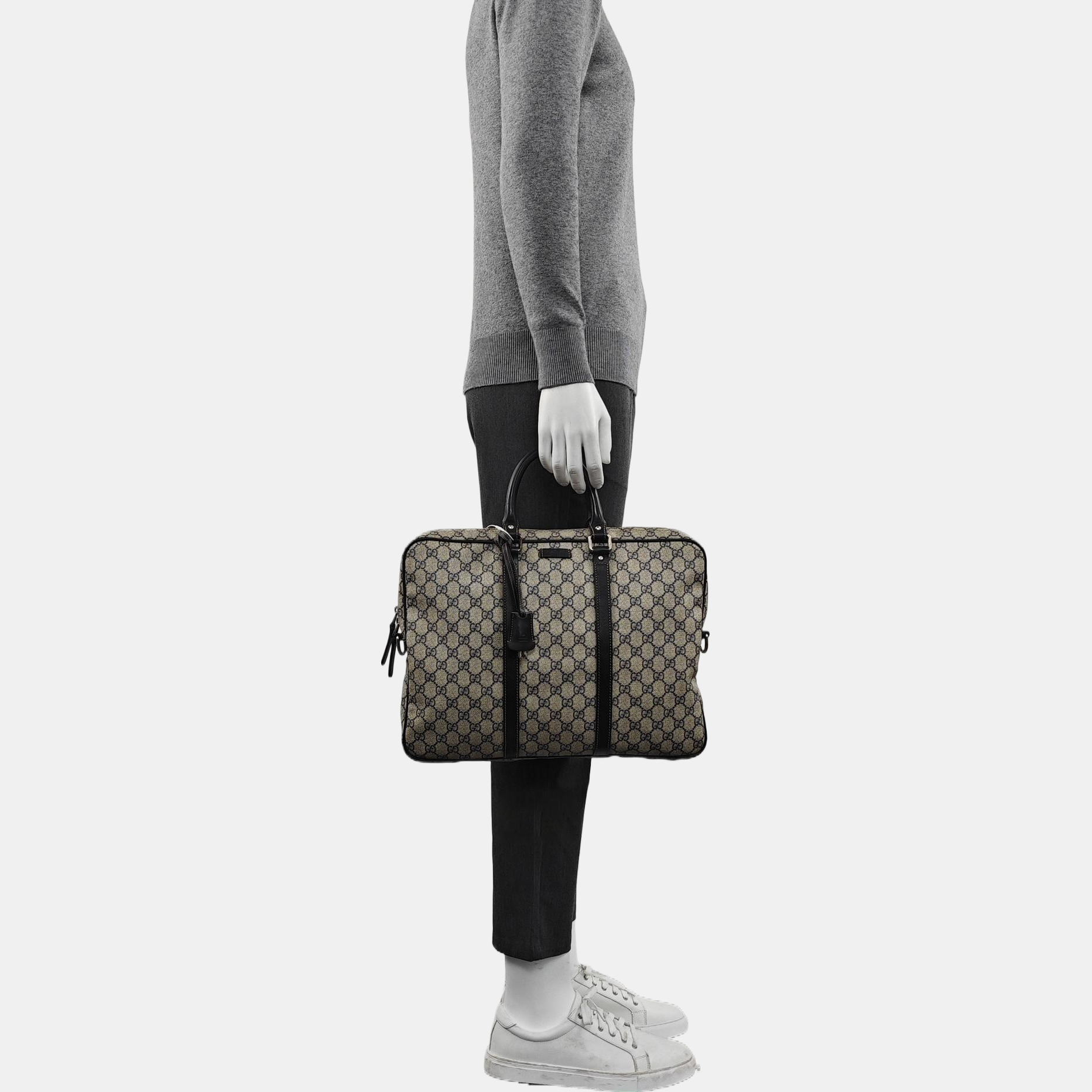 Duffle Monogram Coated Canvas Beige