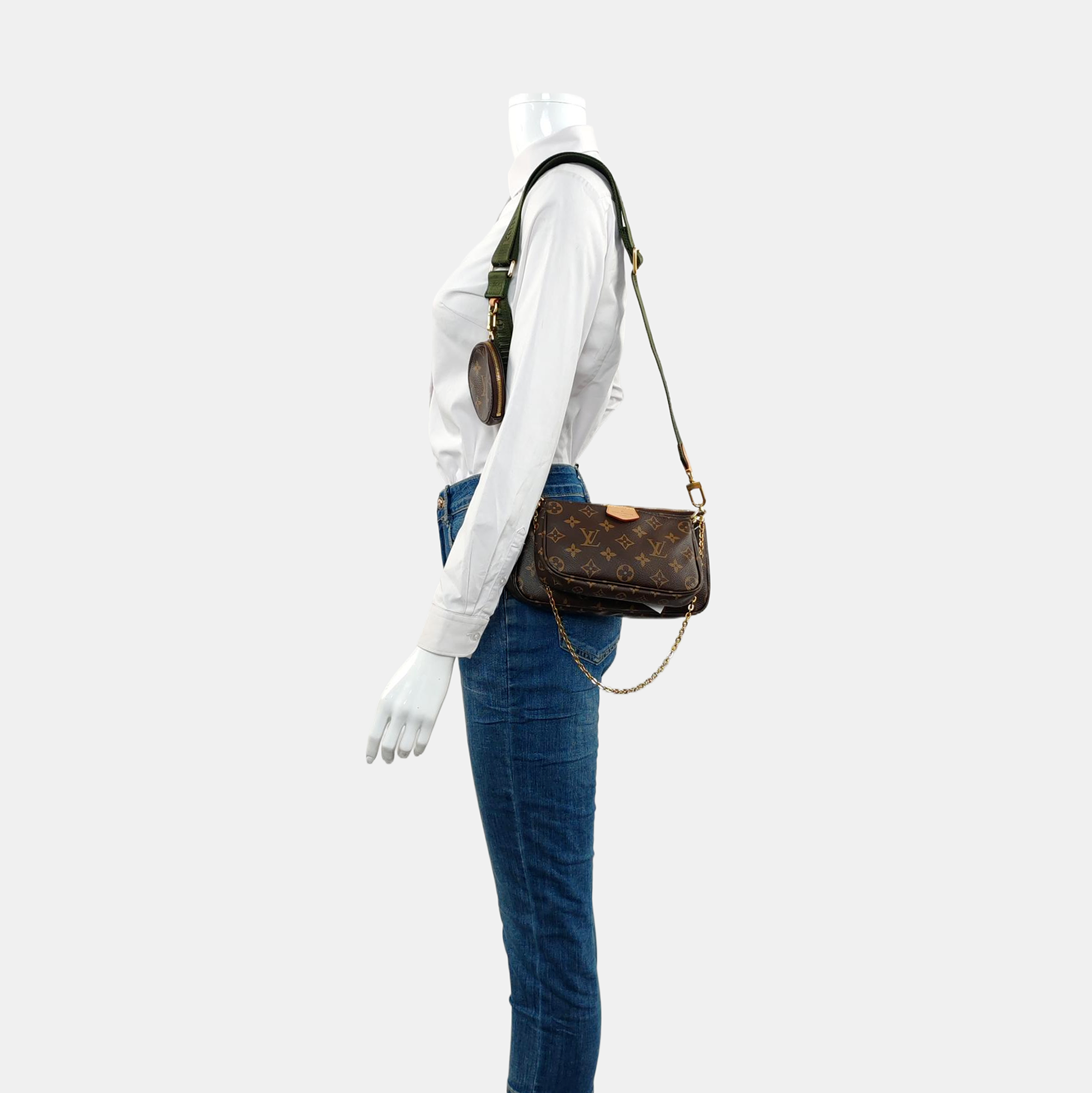 MULTI Monogram Coated Canvas Brown