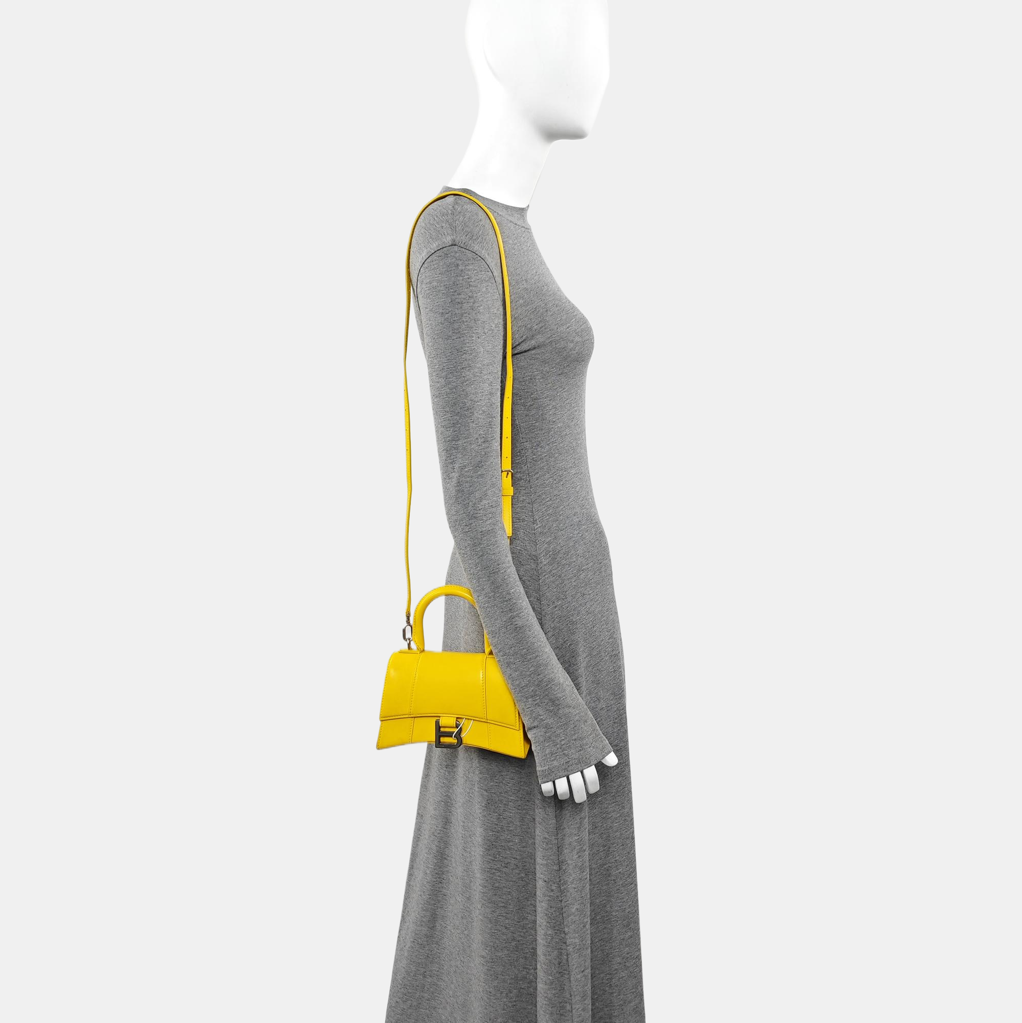 Hourglass XS Calfskin Yellow