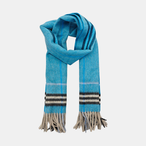 Cashmere Scarf Blue