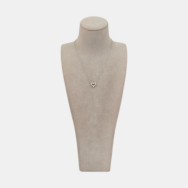 Tiffany Hearts Platinum 950 Silver Necklace