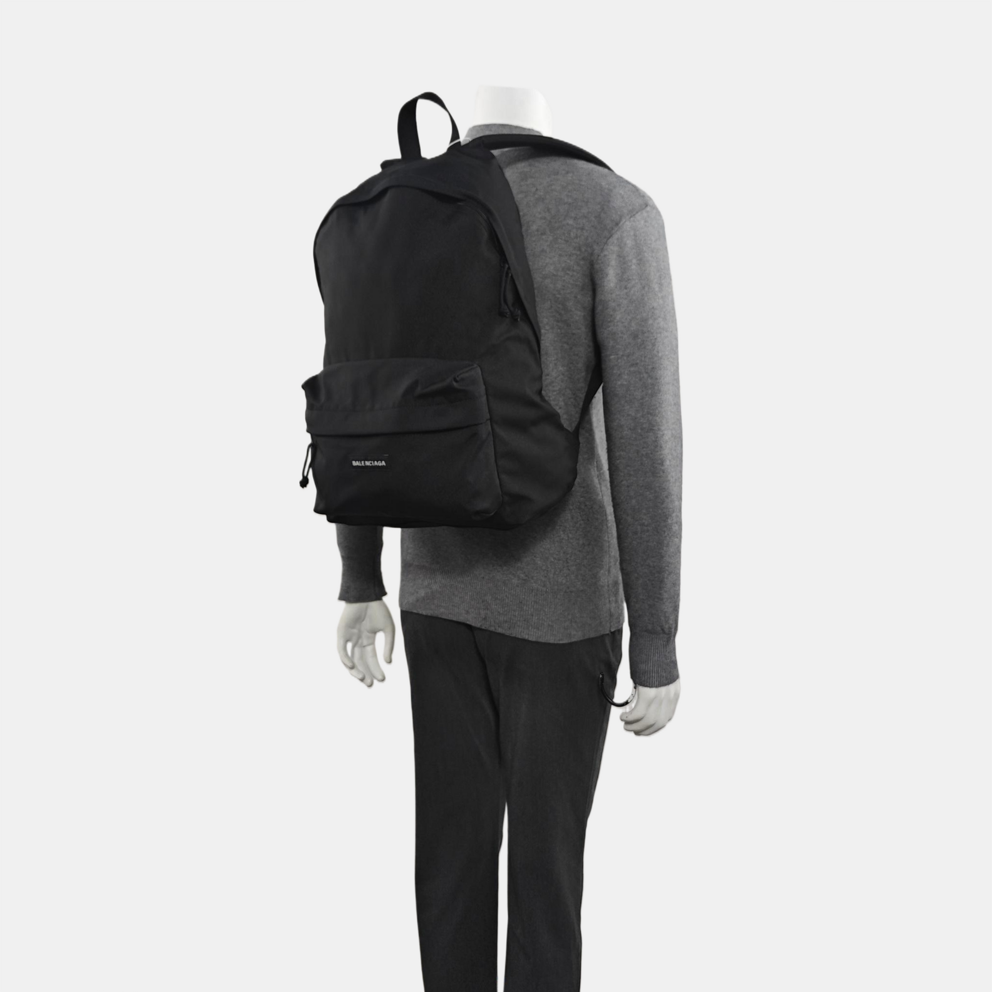 Fabric Backpack Black