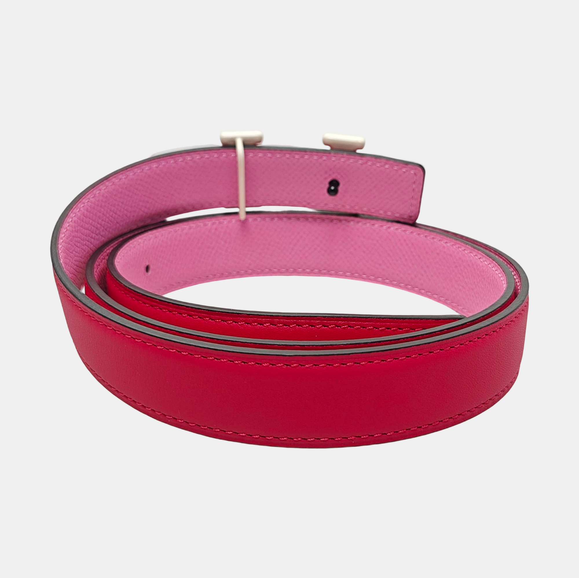 Leather Belt Red