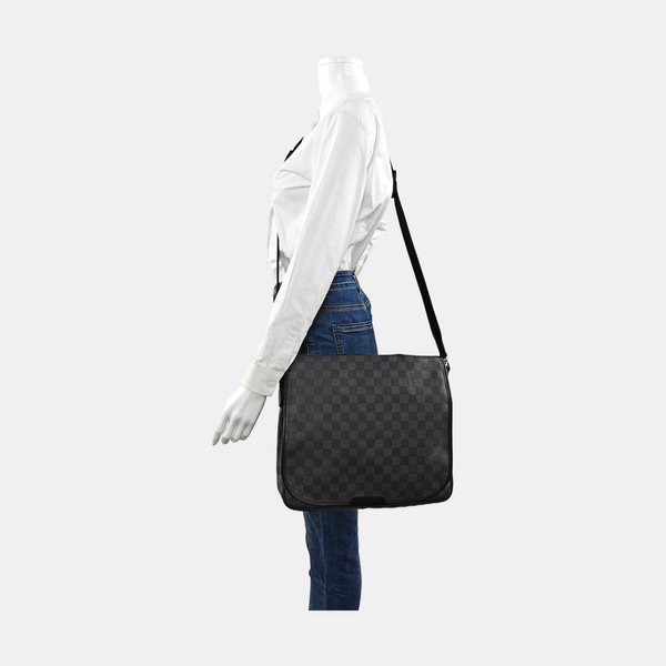DANIEL Damier Graphite Coated Canvas Gray