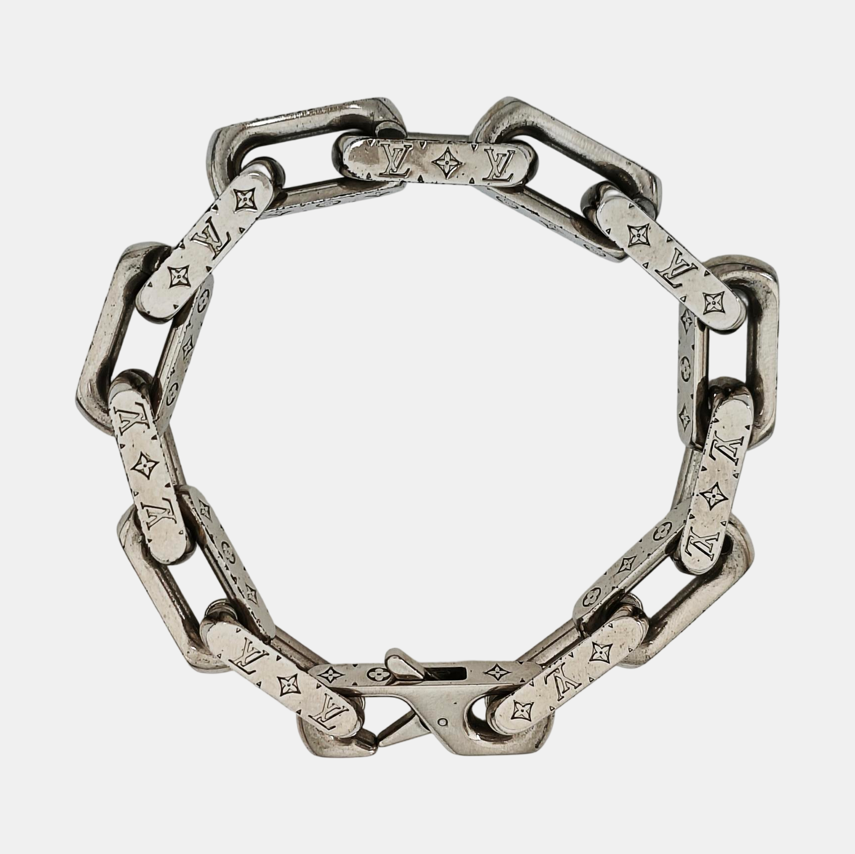 MONOGRAM Metal Silver Bracelet
