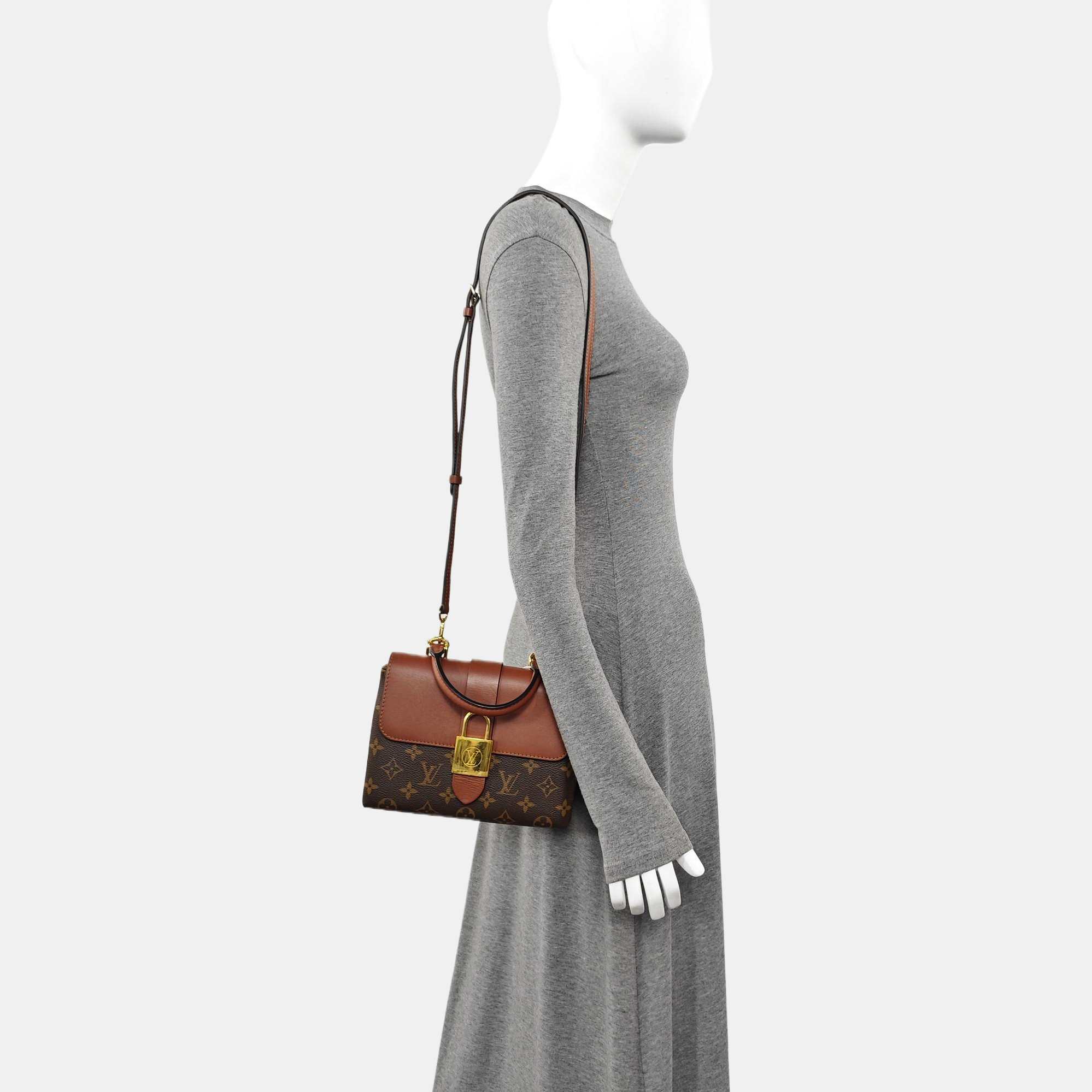 LOCKY BB Monogram Coated Canvas Brown