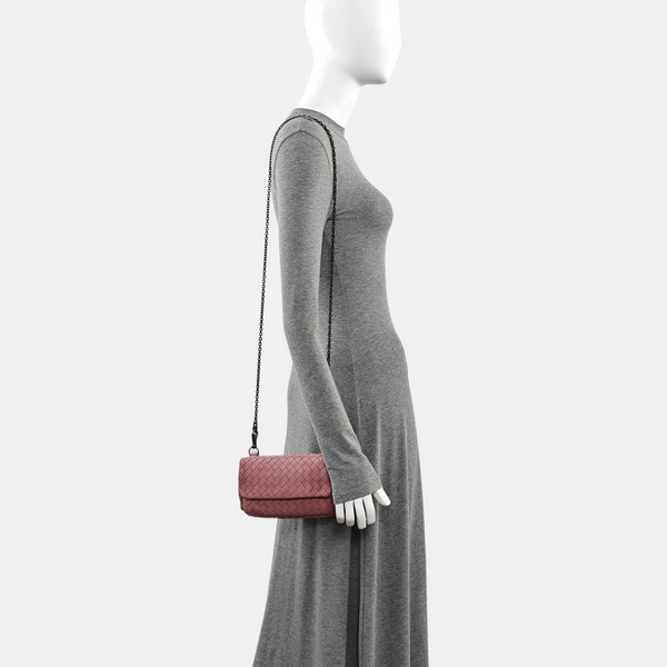 Lambskin Shoulder Bag Pink