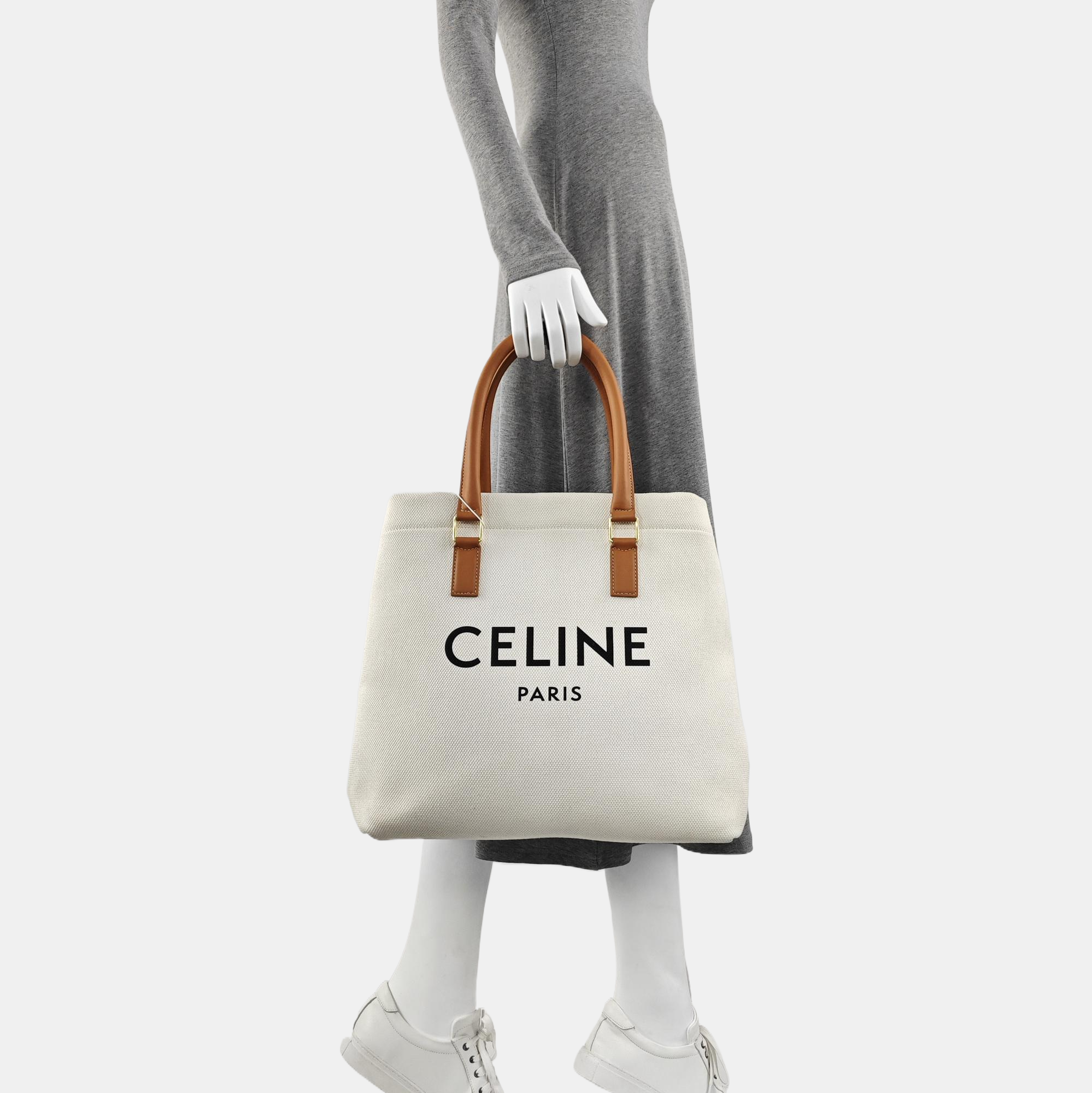 Canvas Tote Bag Beige
