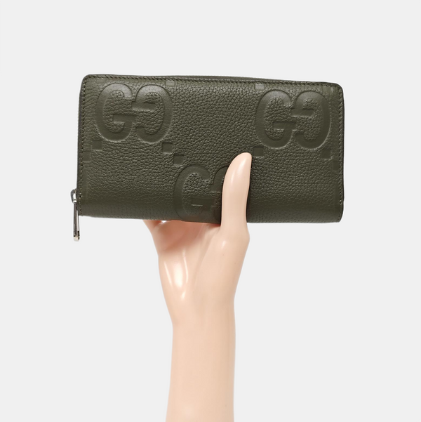 Monogram Calfskin Wallet Green