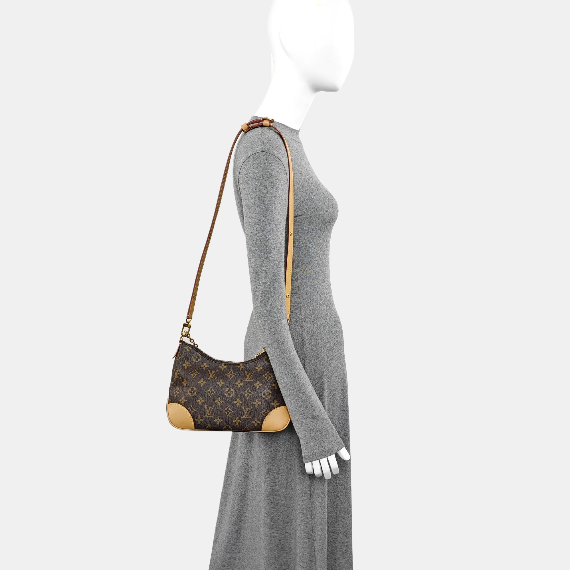 BOULOGNE Monogram Coated Canvas Brown