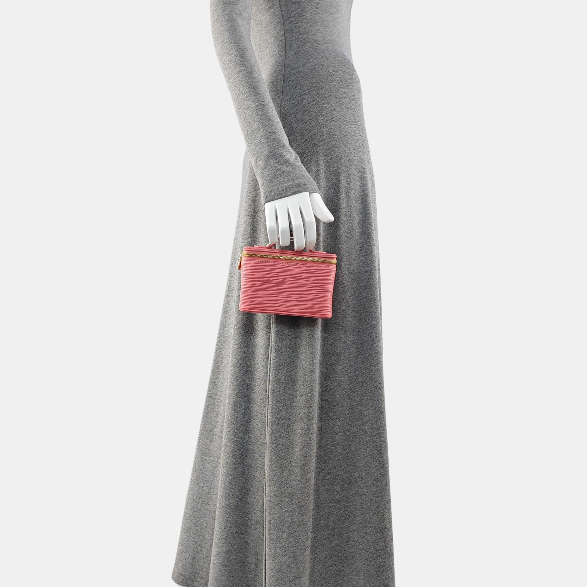 Epi Top Handle Bag Pink