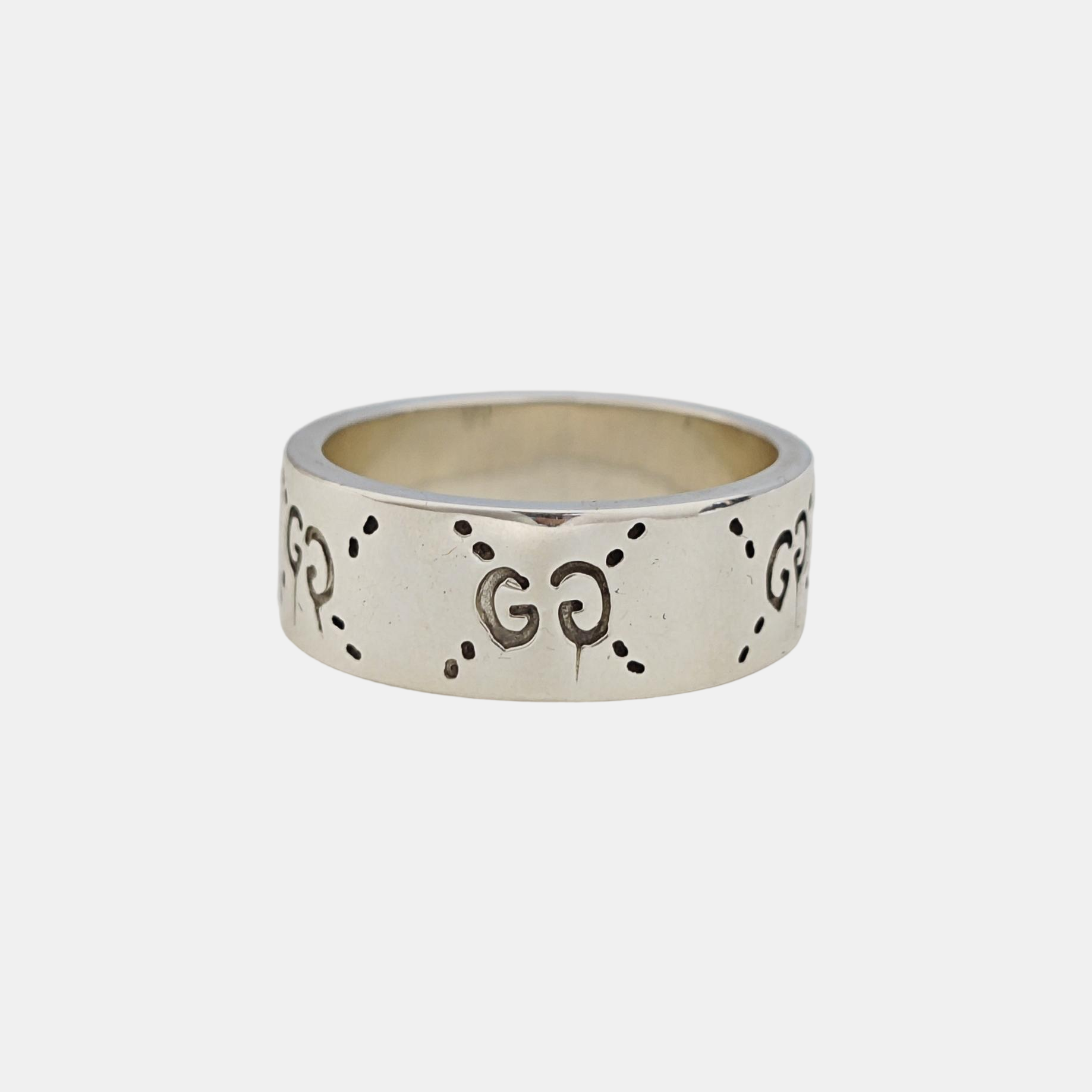 Ghost 925 Sterling Silver Ring HK 25