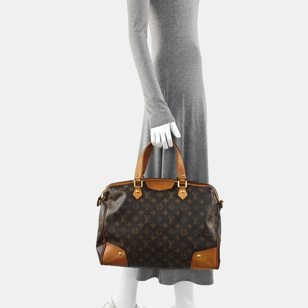 RETIRO GM Monogram Coated Canvas Brown