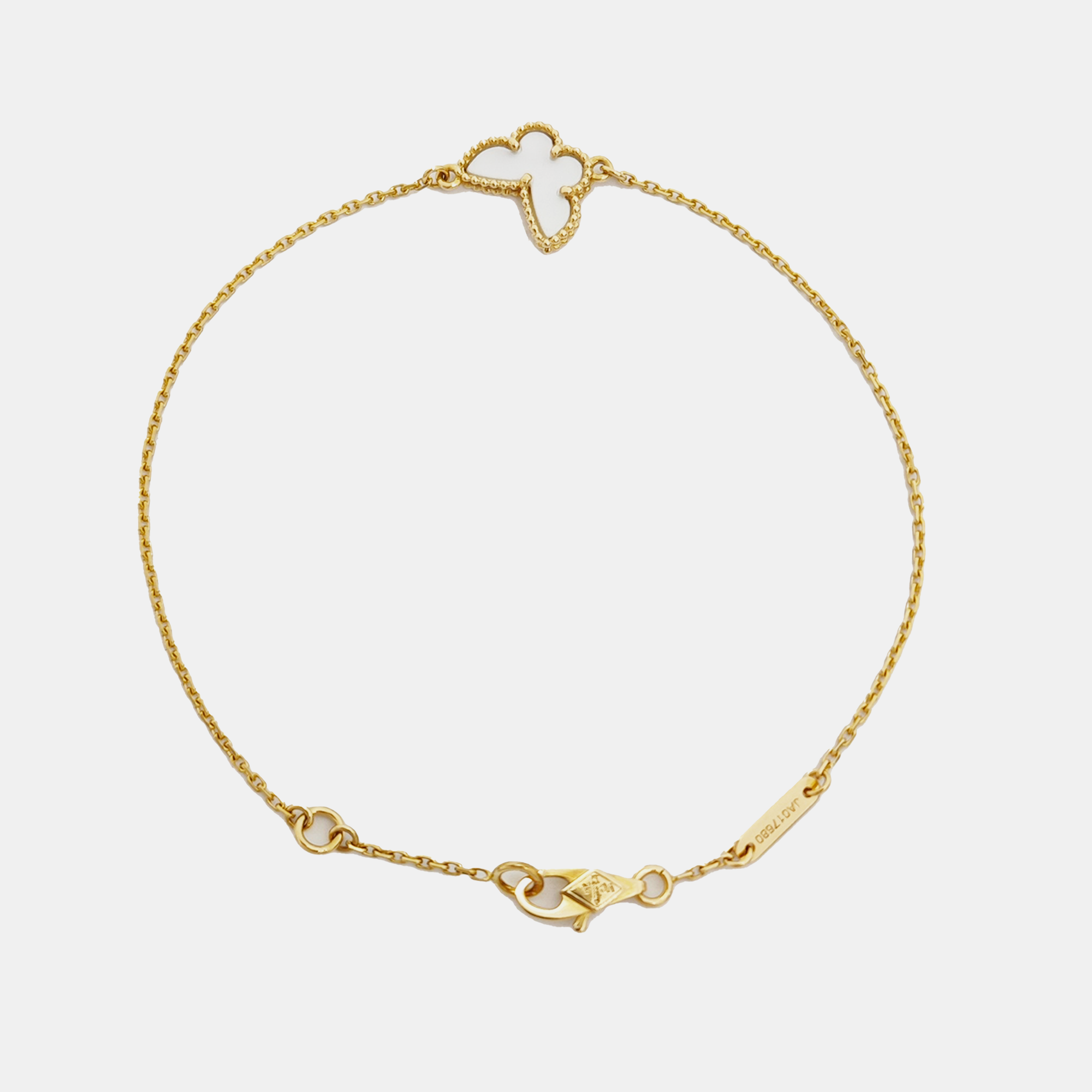 Sweet Alhambra 18k Gold Bracelet