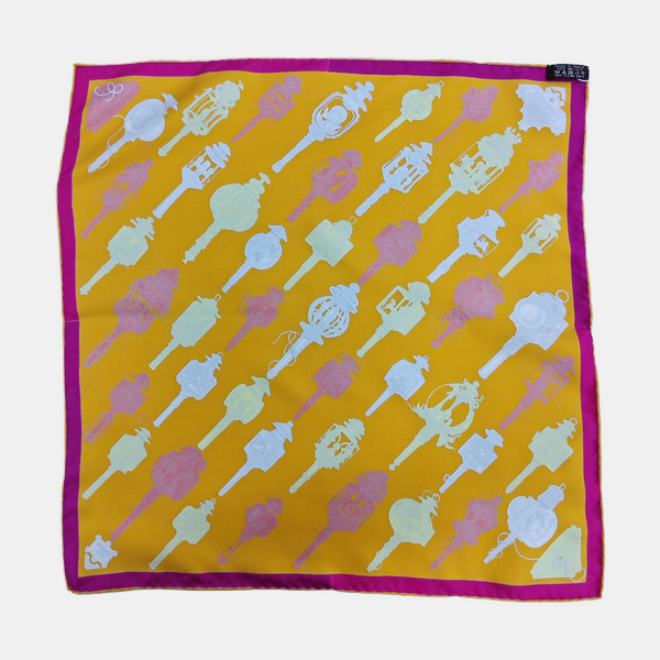 Mulberry Silk Silk Scarf Orange