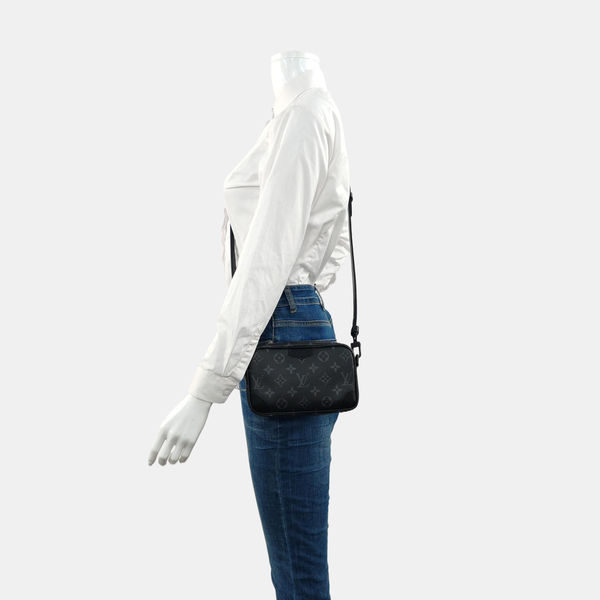 TROCADERO Mini Monogram Coated Canvas Black