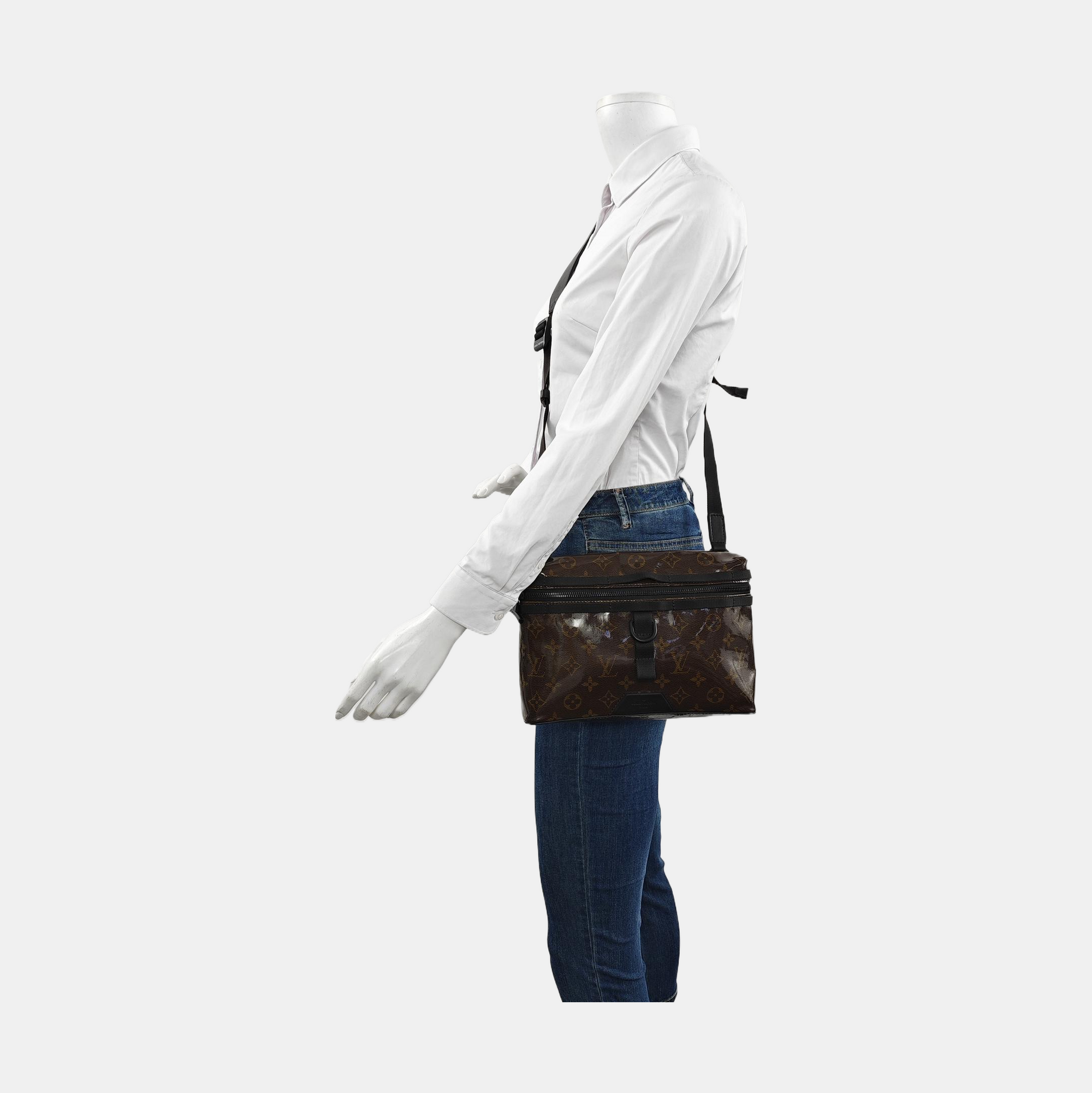 PM Monogram Coated Canvas Brown