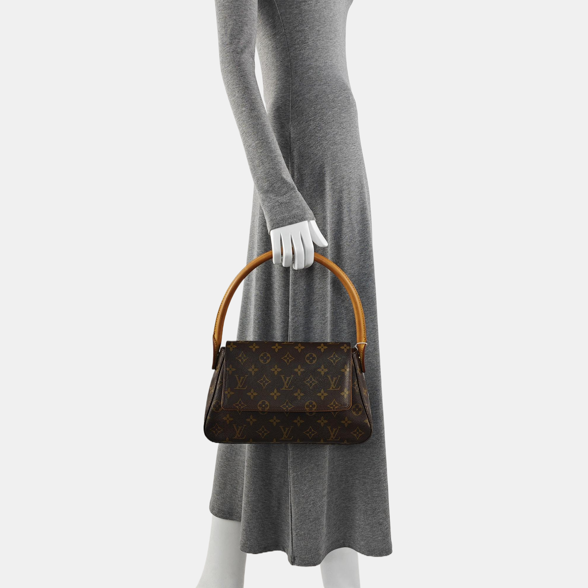 LOOPING PM Monogram Coated Canvas Brown