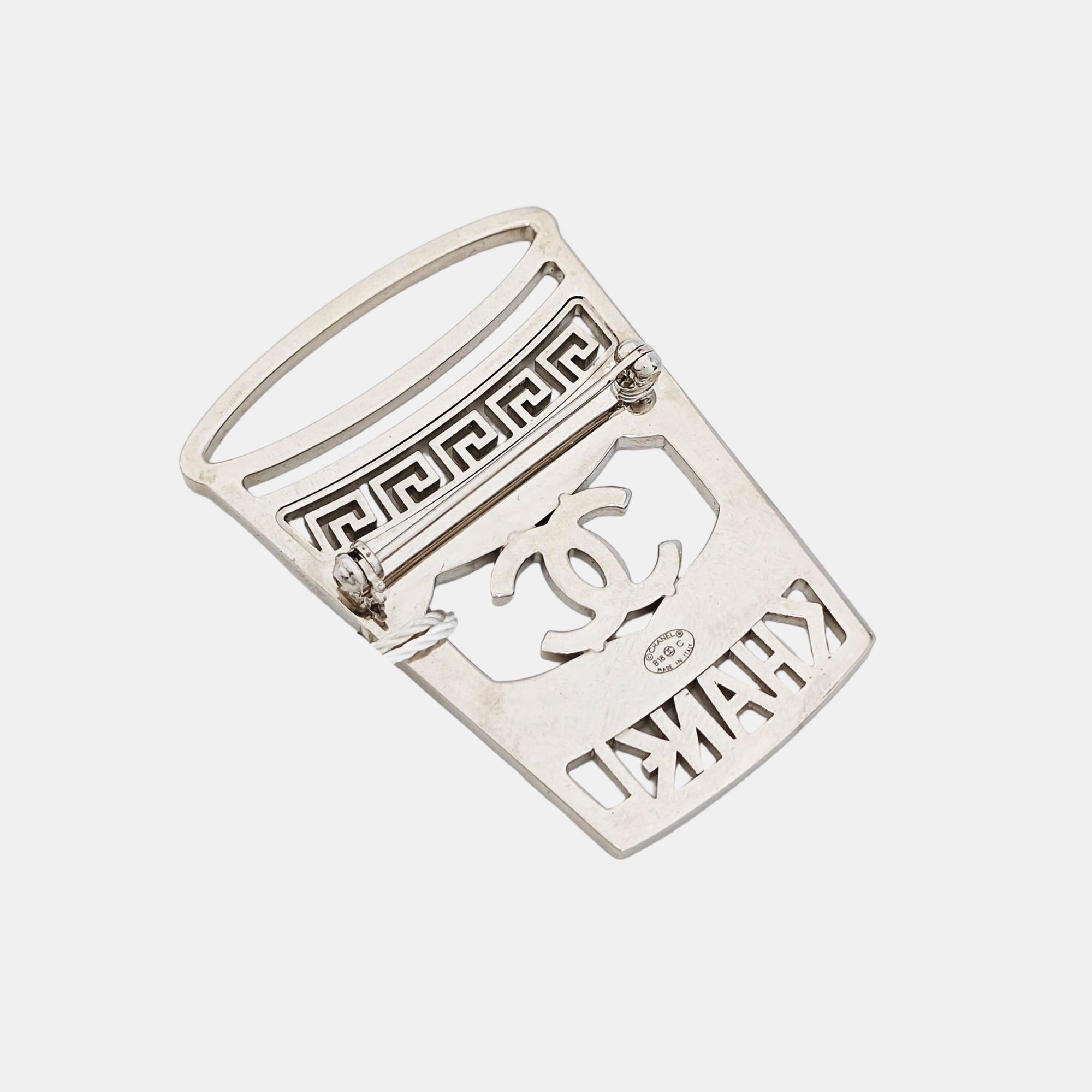 Metal Silver Brooch