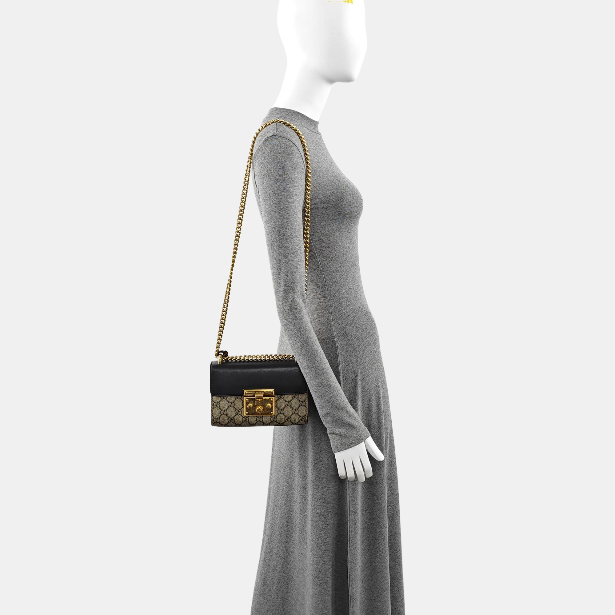 Authenticated pre-owned  Padlock Small Monogram Coated Canvas Multicolor - Shoulder Bag at Looply