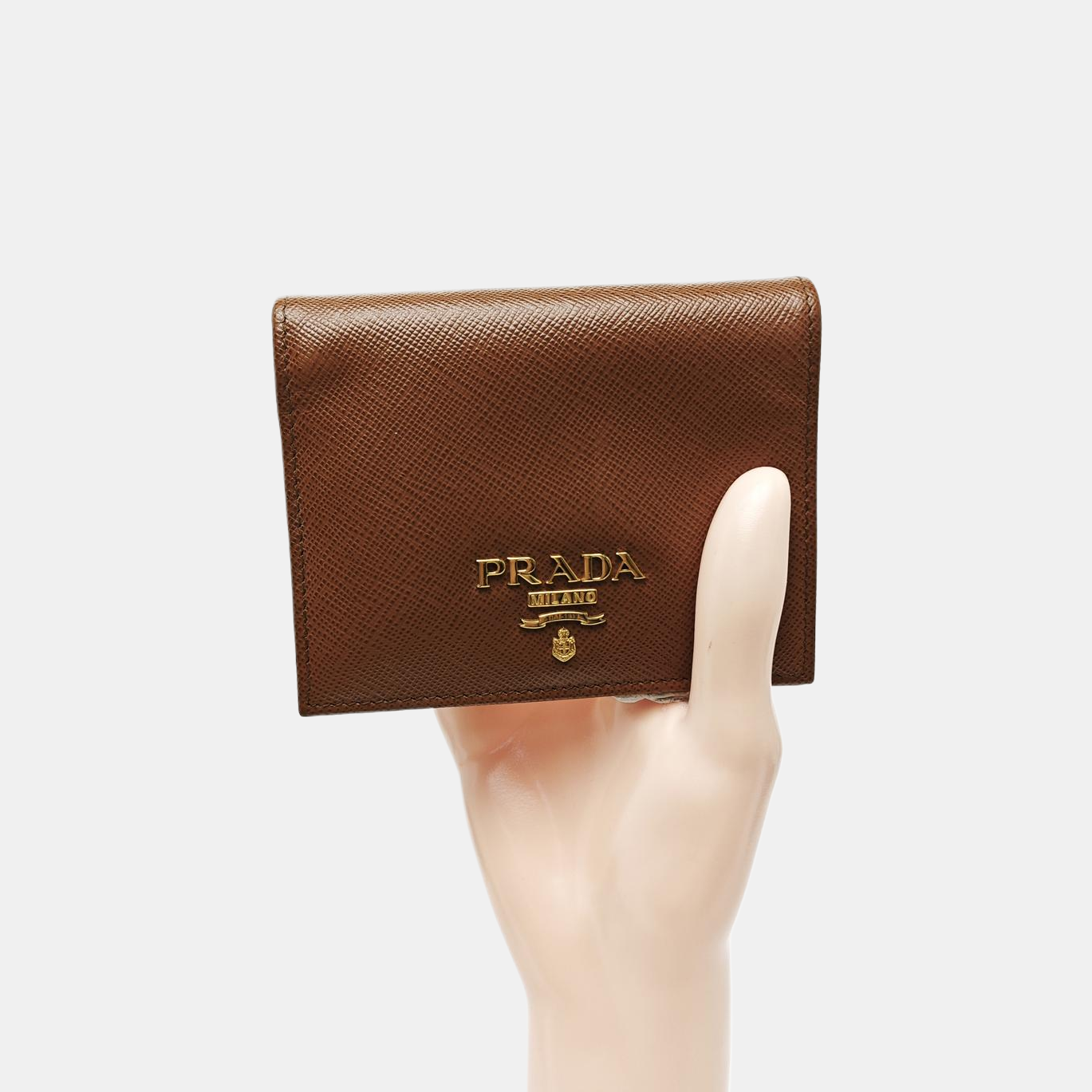 Calfskin Wallet Small Brown