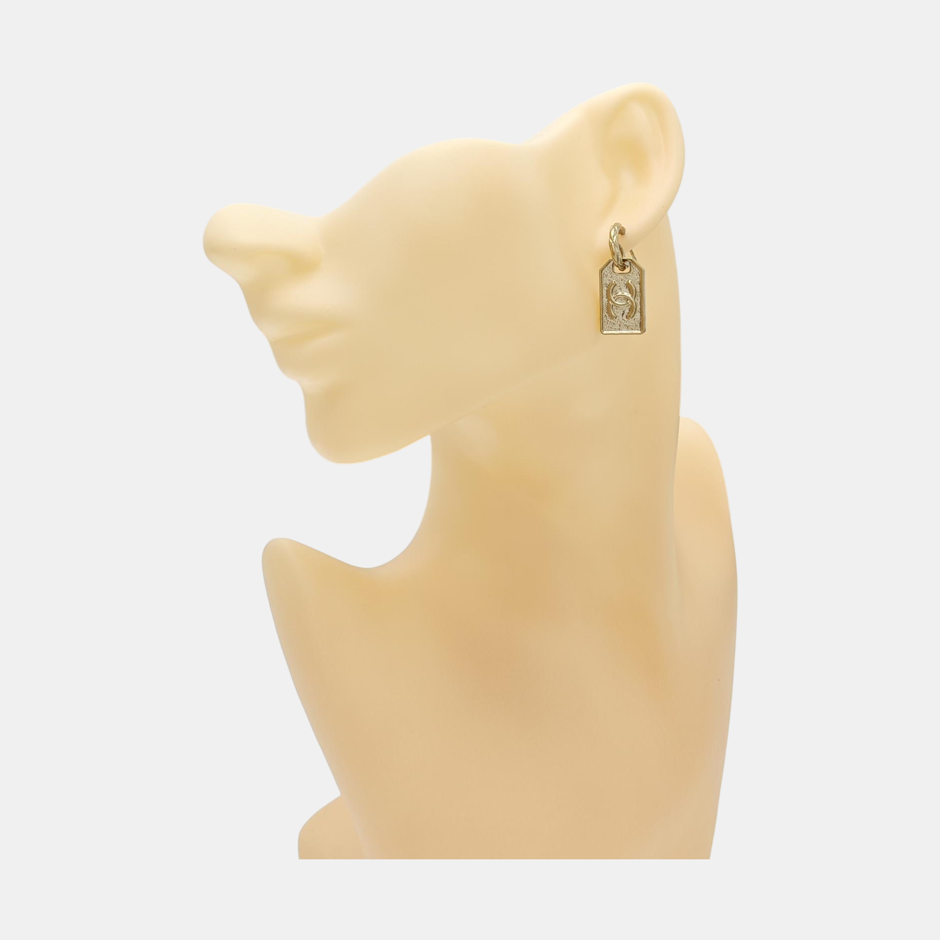 Metal Gold Stud Earrings