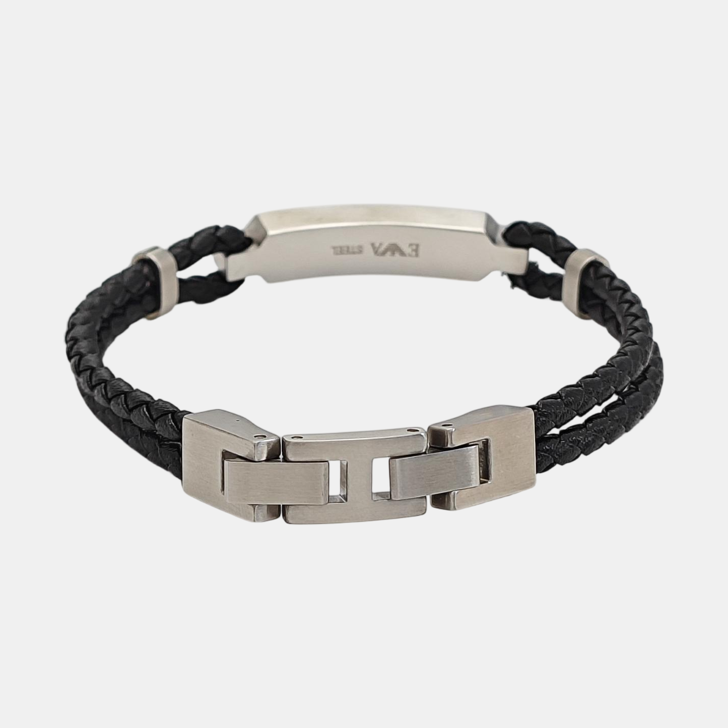 Leather Black Bangle