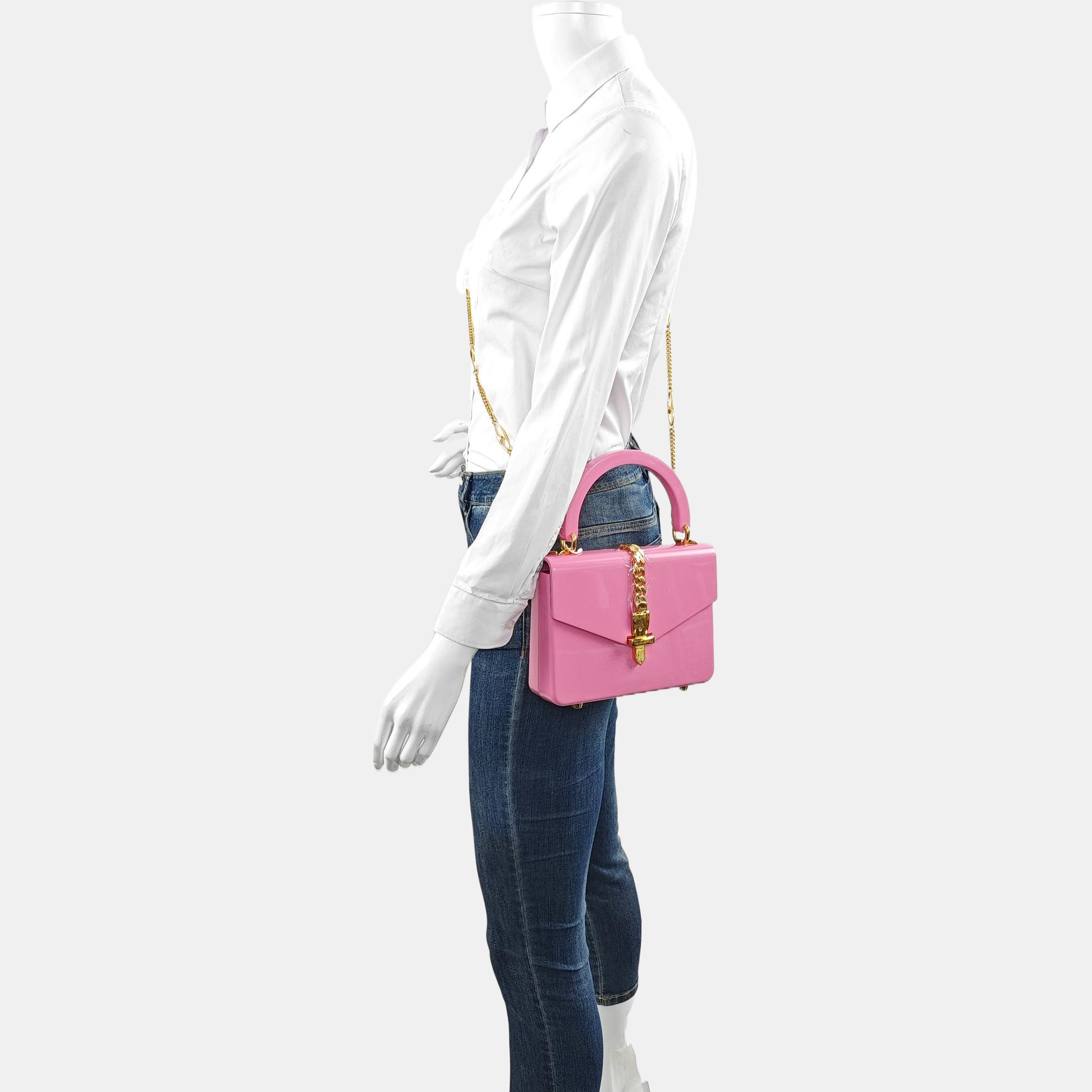 Authenticated pre-owned  Sylvie 1969 Mini Plastic Pink - Shoulder Bag at Looply