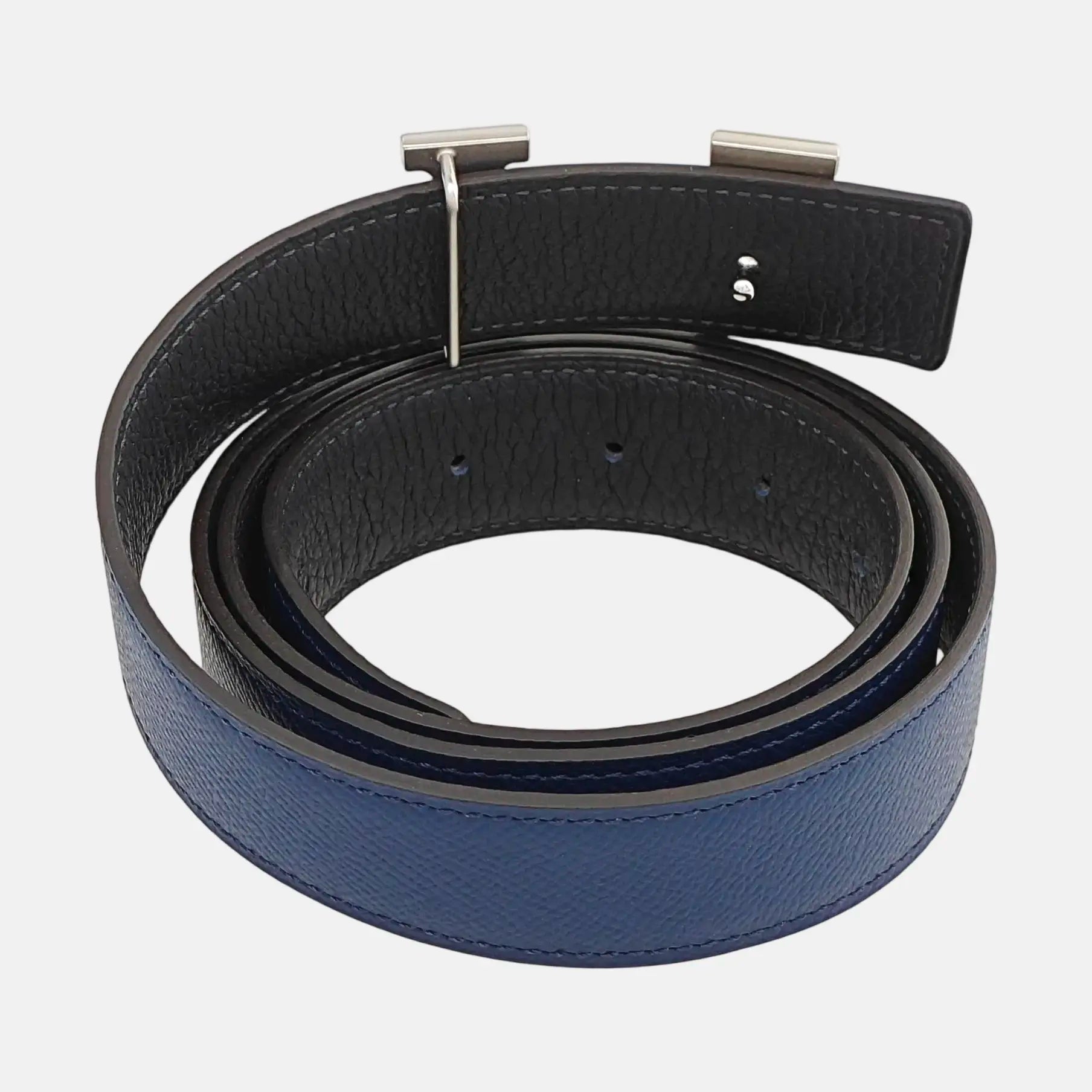 Leather Belt Blue