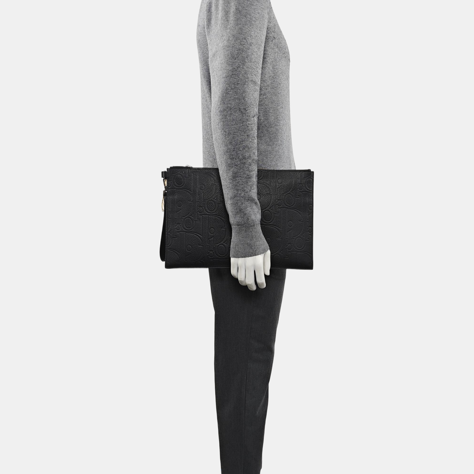 Calfskin Clutch Black