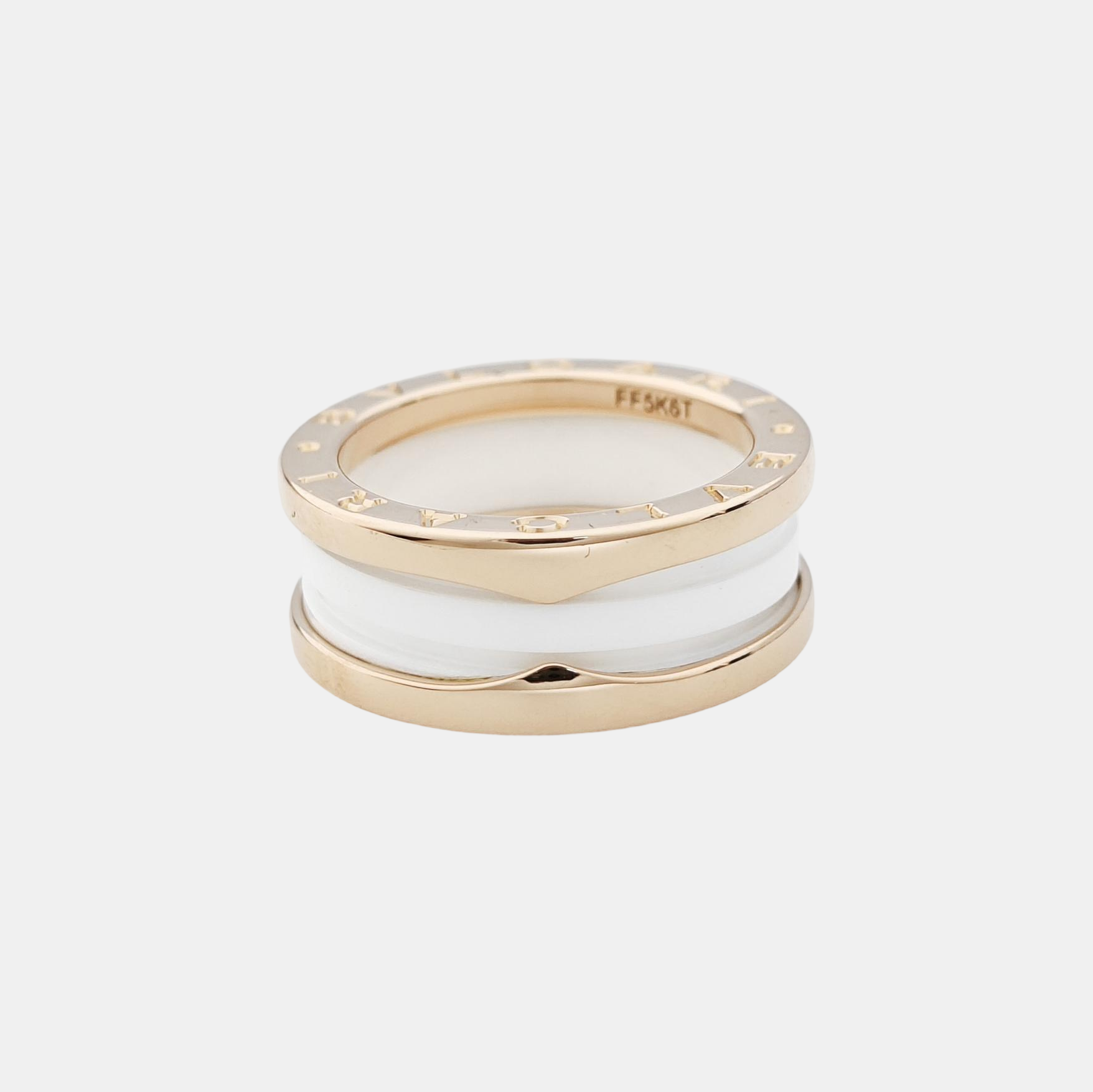 B.ZERO1 18k Rose Gold Ring EU 52