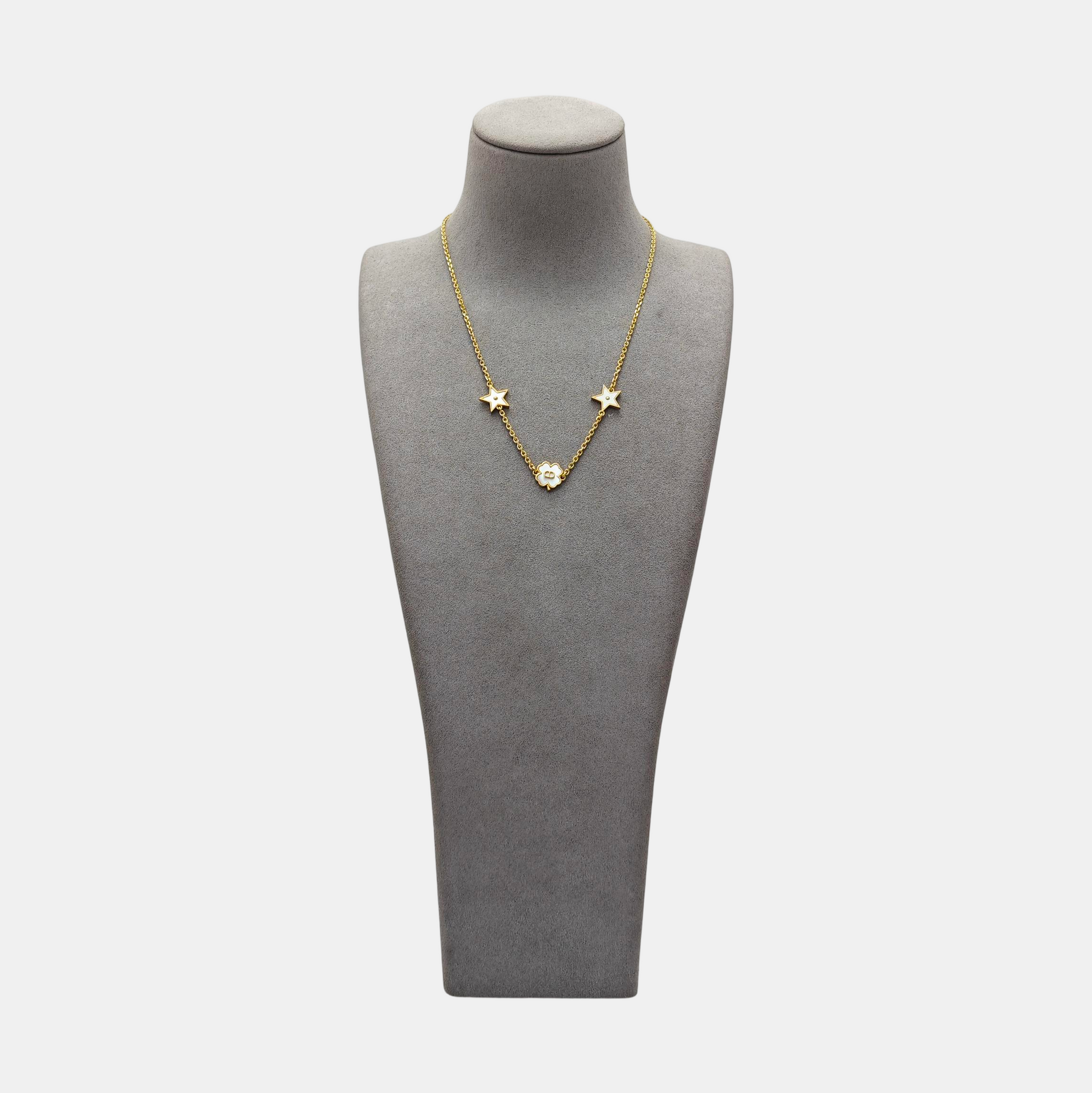 Dior Destiny Metal Gold Necklace